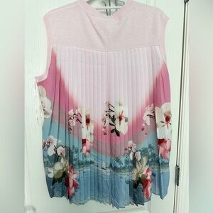 Ted Baker high designer top, size L to XL, NWT